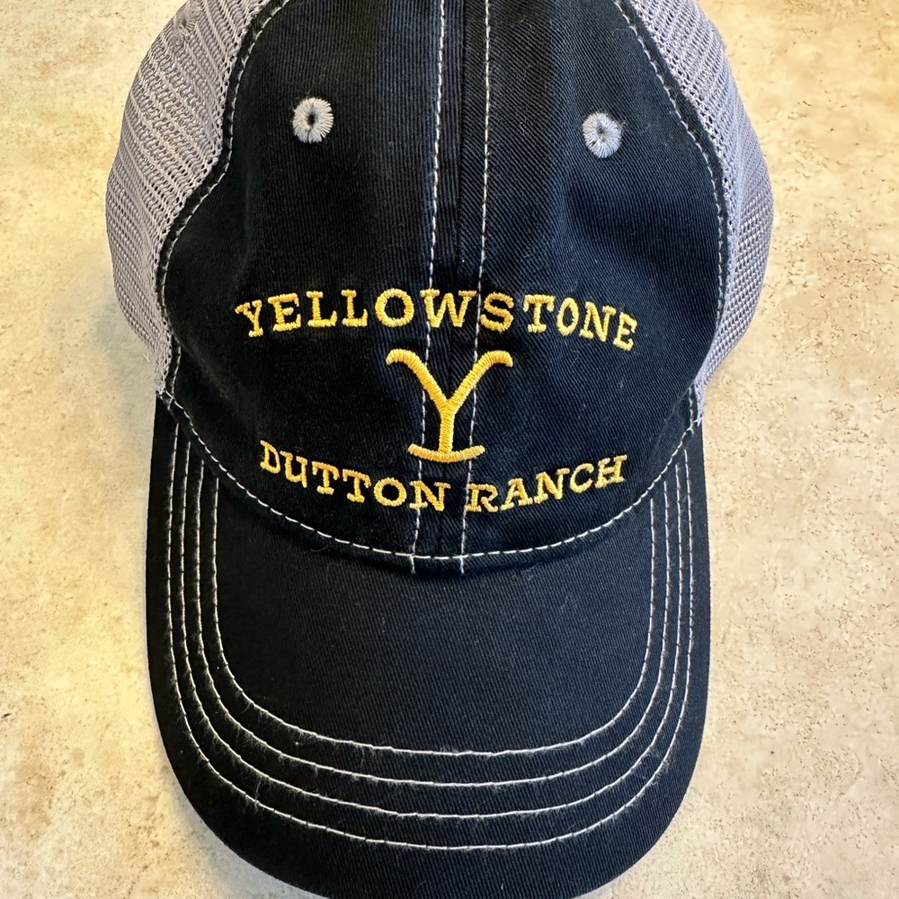 Yellowstone Dutton Ranch Black and Gray Cap